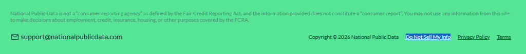 How to opt out of National Public Data - Open the privacy page and submit your identifiers - step1