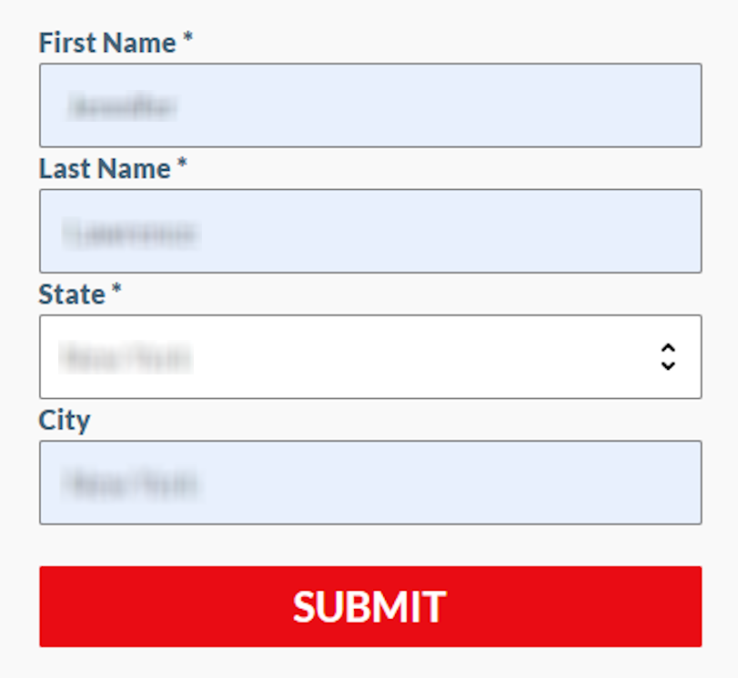 How to opt out of SearchUSAPeople - Submit your identifiers and search for your record- Step1