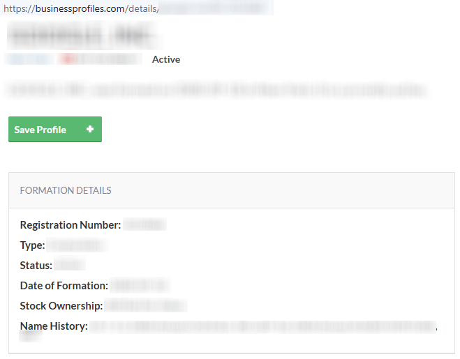 How to opt out of BusinessProfile — Search for your record and copy the business URL — Step 2