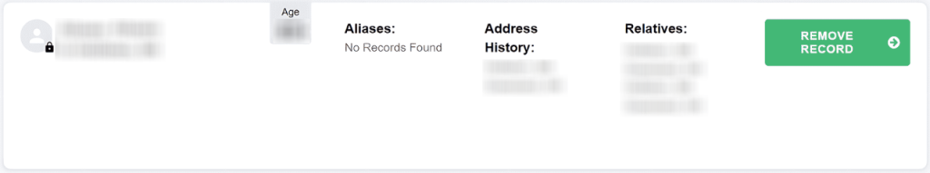 How to opt out of CheckPeople — Search for your record — Step 2