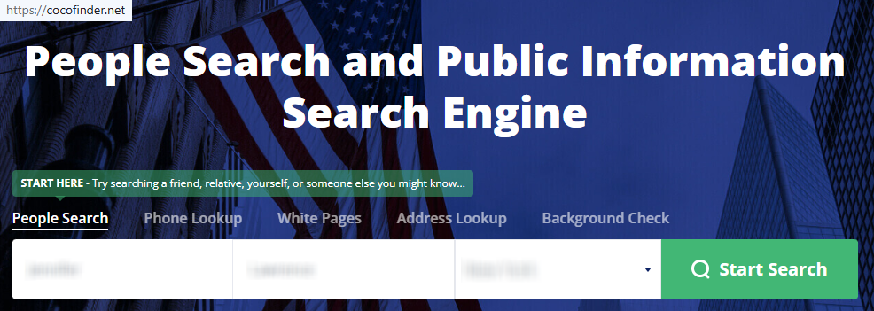 How to opt out of CocoFinder — Search for your record and copy the profile URL