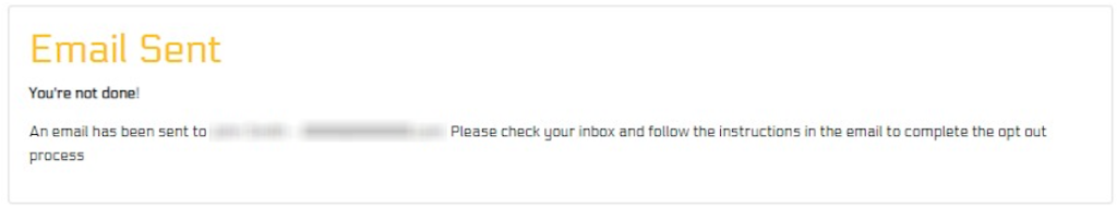 How to opt out of CyberBackgroundChecks — Verify your email