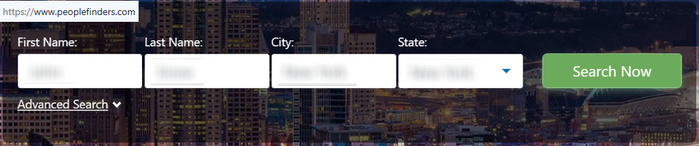 How to opt out of FindPeopleSearch — Search for your record and copy the profile URL — Step 1