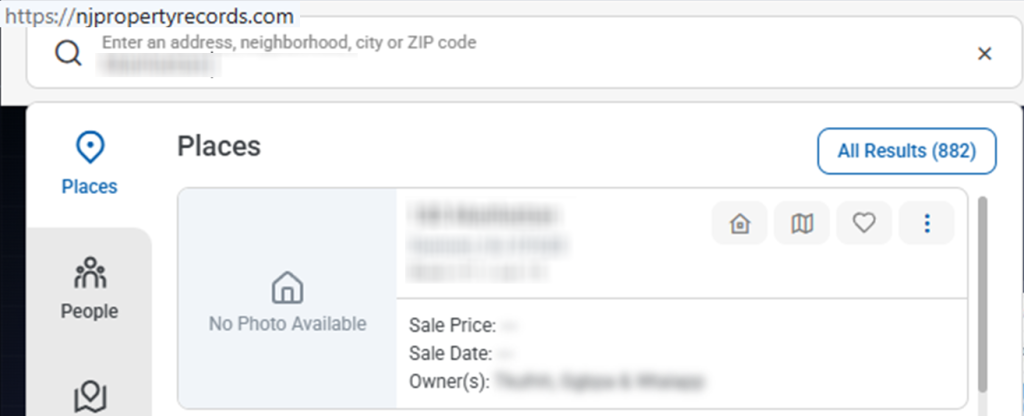 How to opt out of NJPropertyRecords — Search for your record