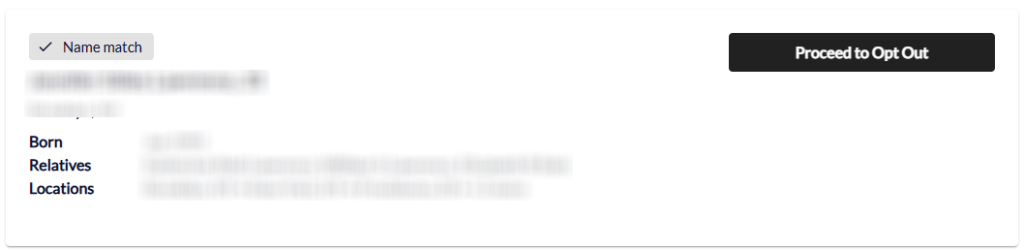 How to opt out of PeopleLooker — Open the privacy page — Step 2