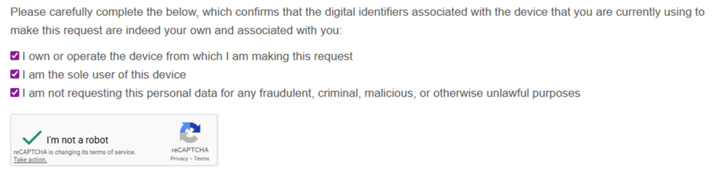 How to opt out of Taboola — Select the opt-out option — Step 1
