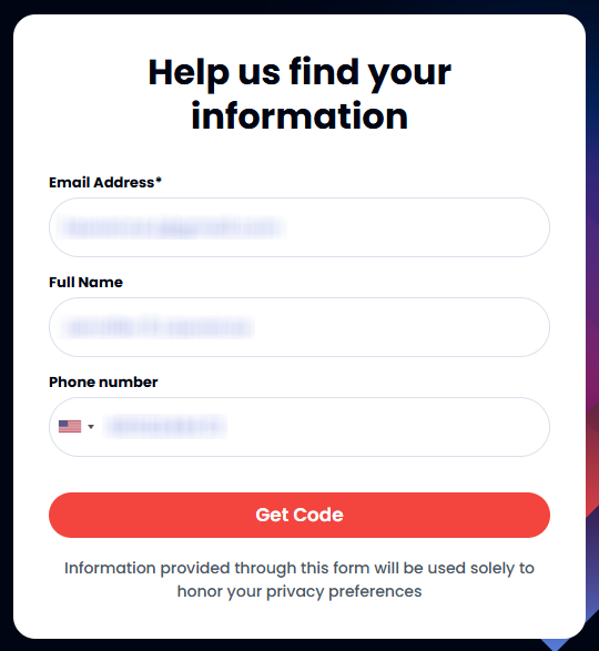 How to opt out of ZoomInfo — Submit your identifiers