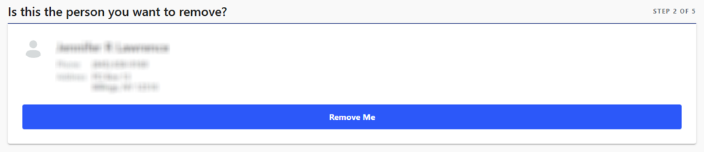 How to opt out of PeopleSearch — Open the privacy page and paste your profile URL — Step 3