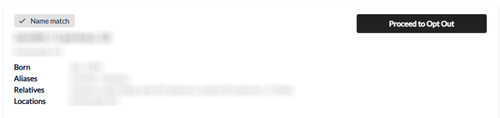 How to opt out of SearchSystems — Match the listing